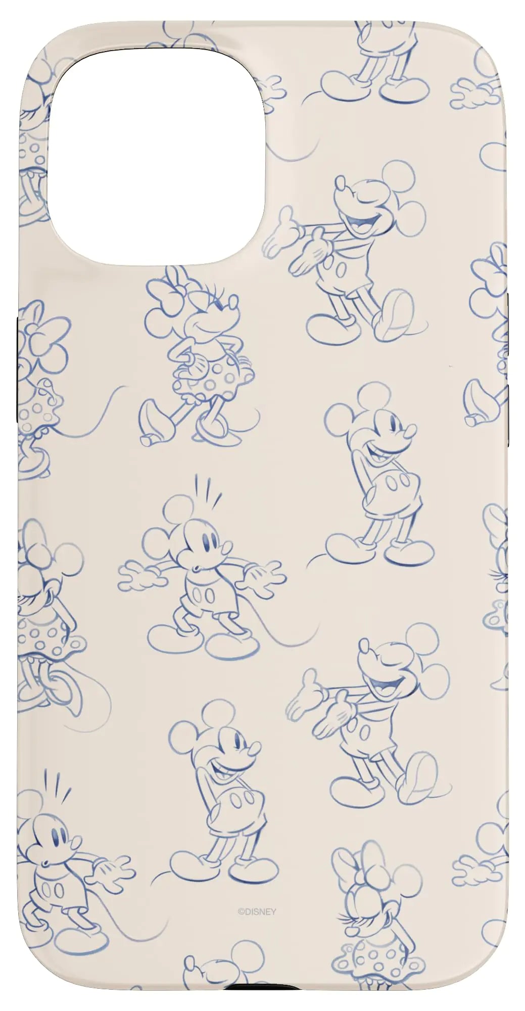 iPhone 16 Plus Disney Mickey and Minnie Mouse Retro Vintage Art Reactions Case