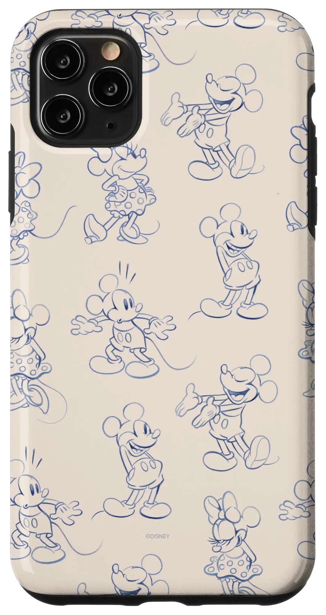 iPhone 16 Plus Disney Mickey and Minnie Mouse Retro Vintage Art Reactions Case