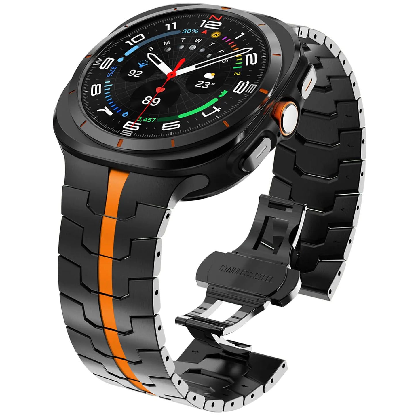 WINGLE Metal Band for Samsung Galaxy Watch Ultra Bands 47mm for Men