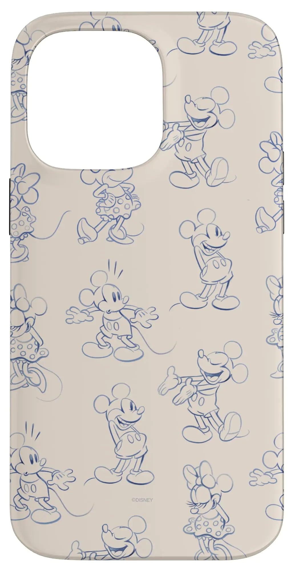 iPhone 16 Plus Disney Mickey and Minnie Mouse Retro Vintage Art Reactions Case