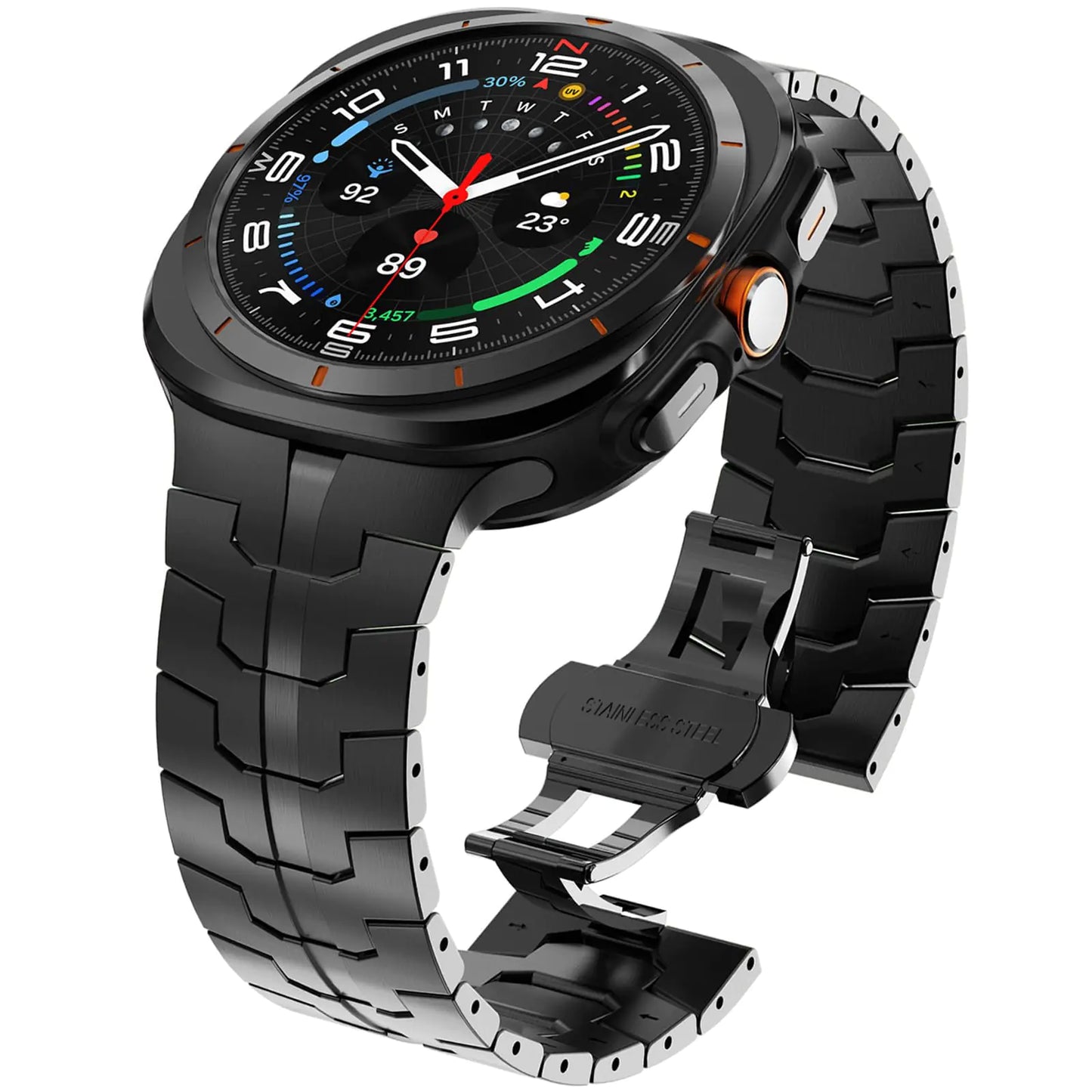 WINGLE Metal Band for Samsung Galaxy Watch Ultra Bands 47mm for Men