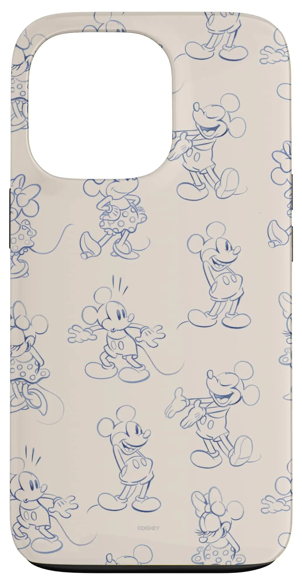 iPhone 16 Plus Disney Mickey and Minnie Mouse Retro Vintage Art Reactions Case
