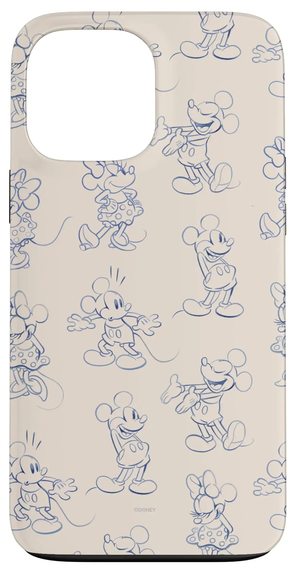 iPhone 16 Plus Disney Mickey and Minnie Mouse Retro Vintage Art Reactions Case