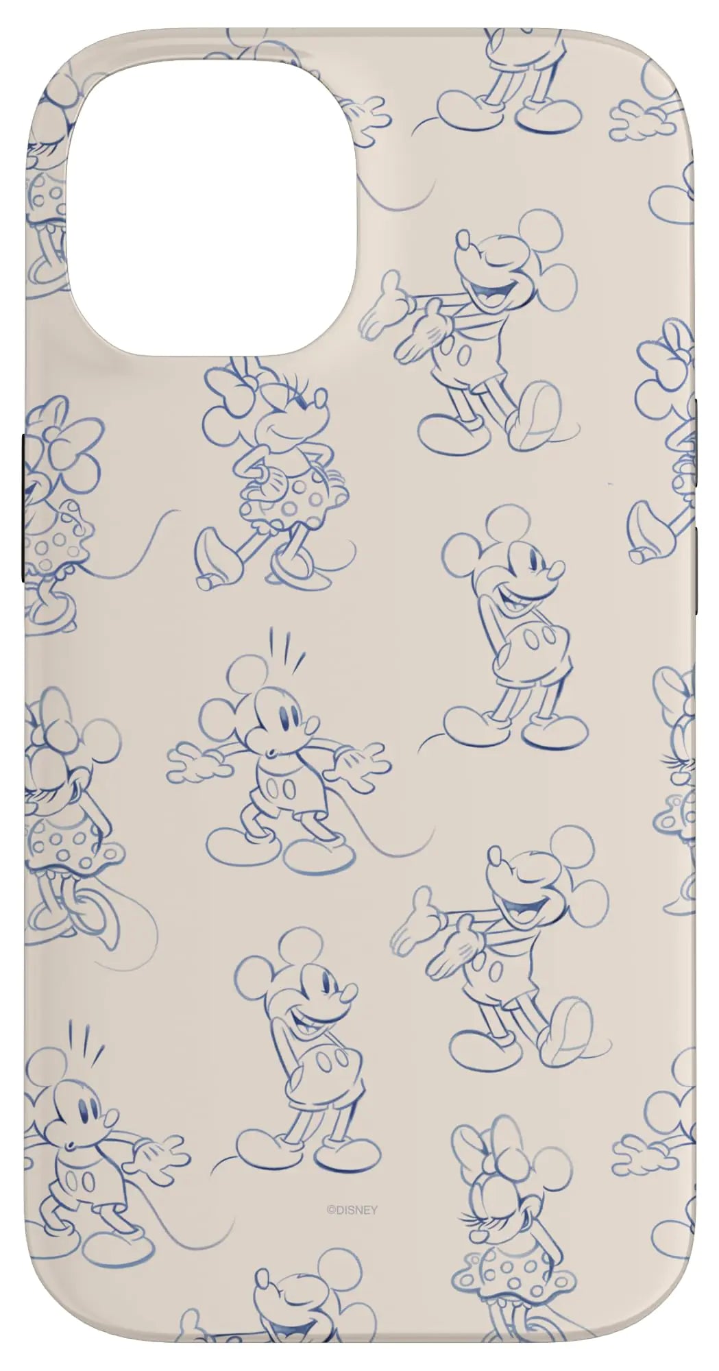 iPhone 16 Plus Disney Mickey and Minnie Mouse Retro Vintage Art Reactions Case