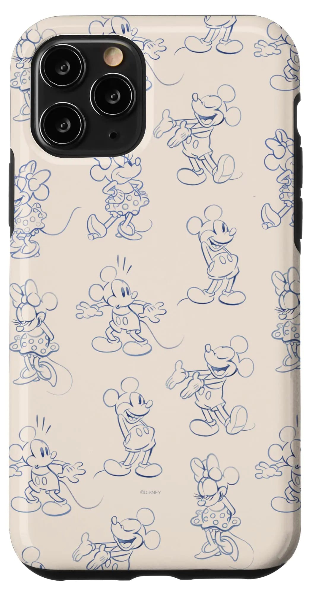 iPhone 16 Plus Disney Mickey and Minnie Mouse Retro Vintage Art Reactions Case